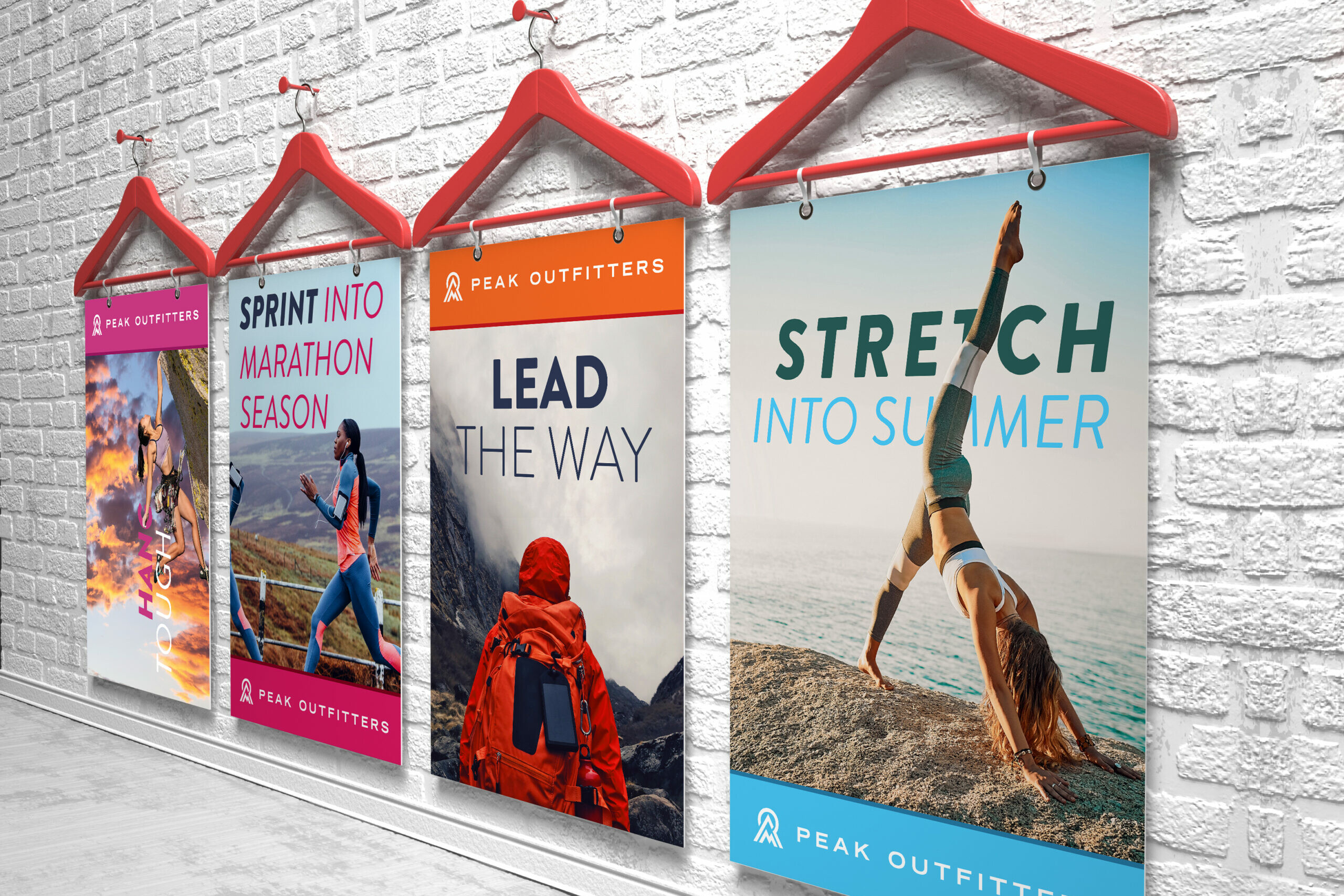 Large format banner and window graphic