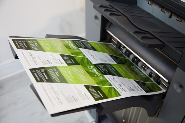 Printed materials: flyers, menus, brochures